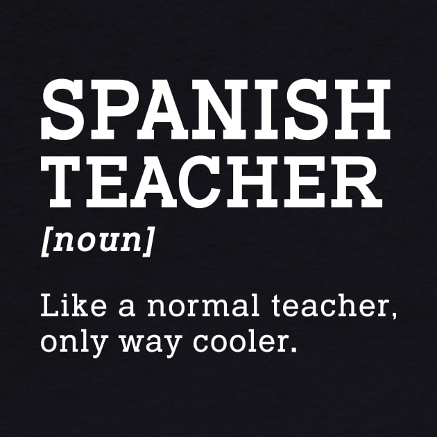 Spanish Teacher Back To School Gift by kateeleone97023